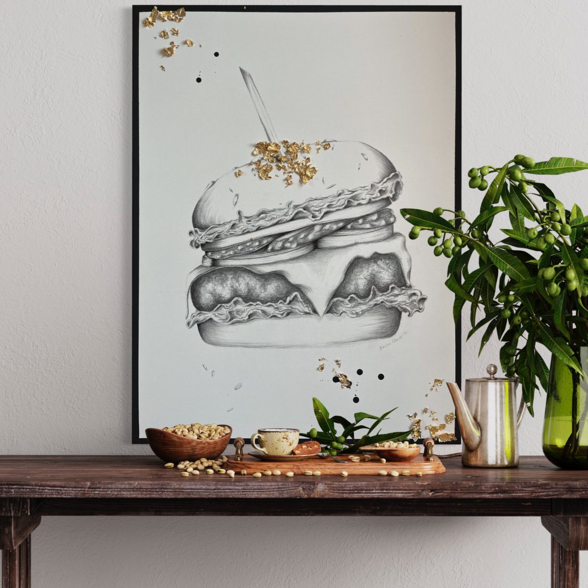 Nadine Elsner Auftragswerk 1 von 6 Gastronomie Burger Lovers